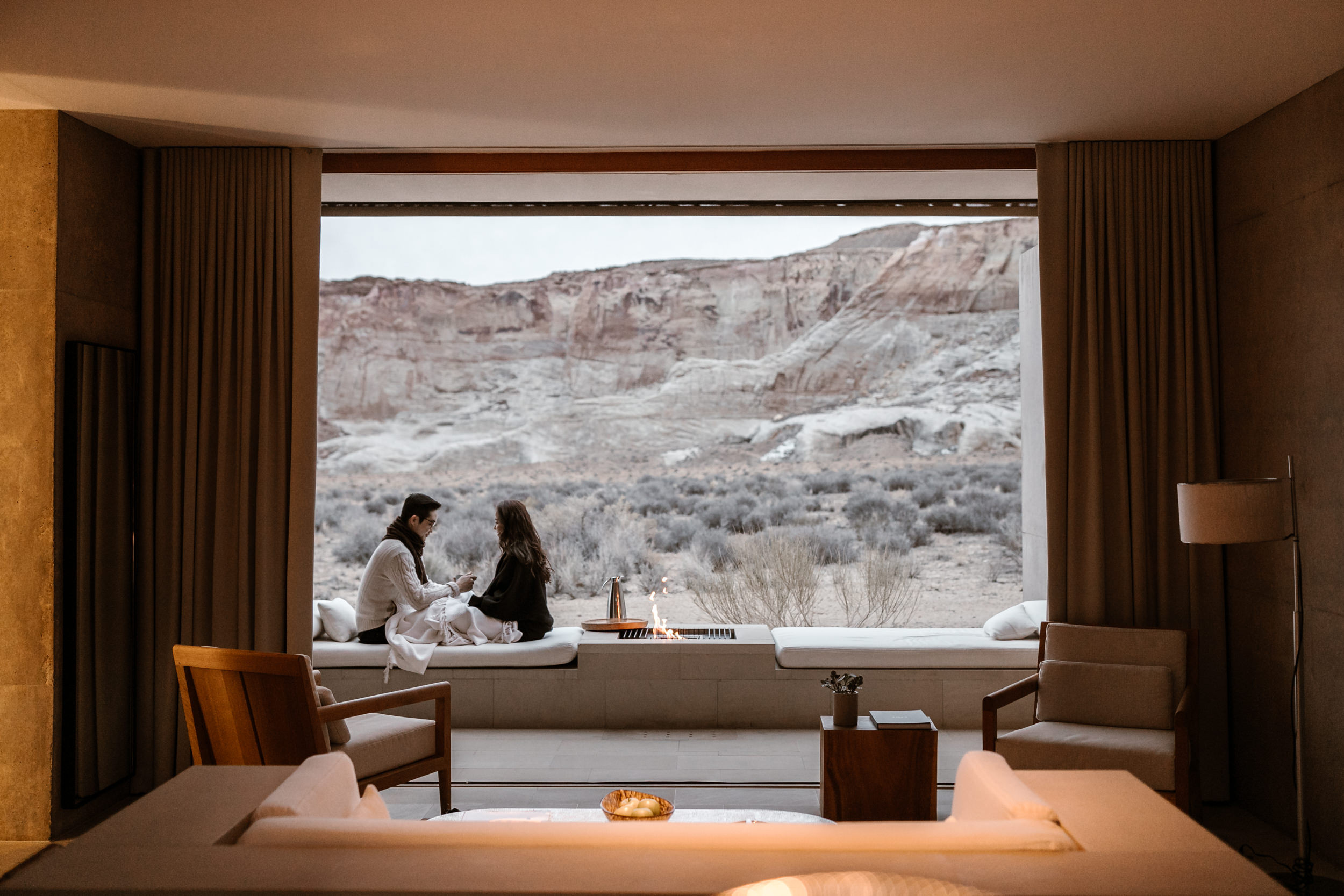 Kiến trúc bê tông tối giản Amangiri
