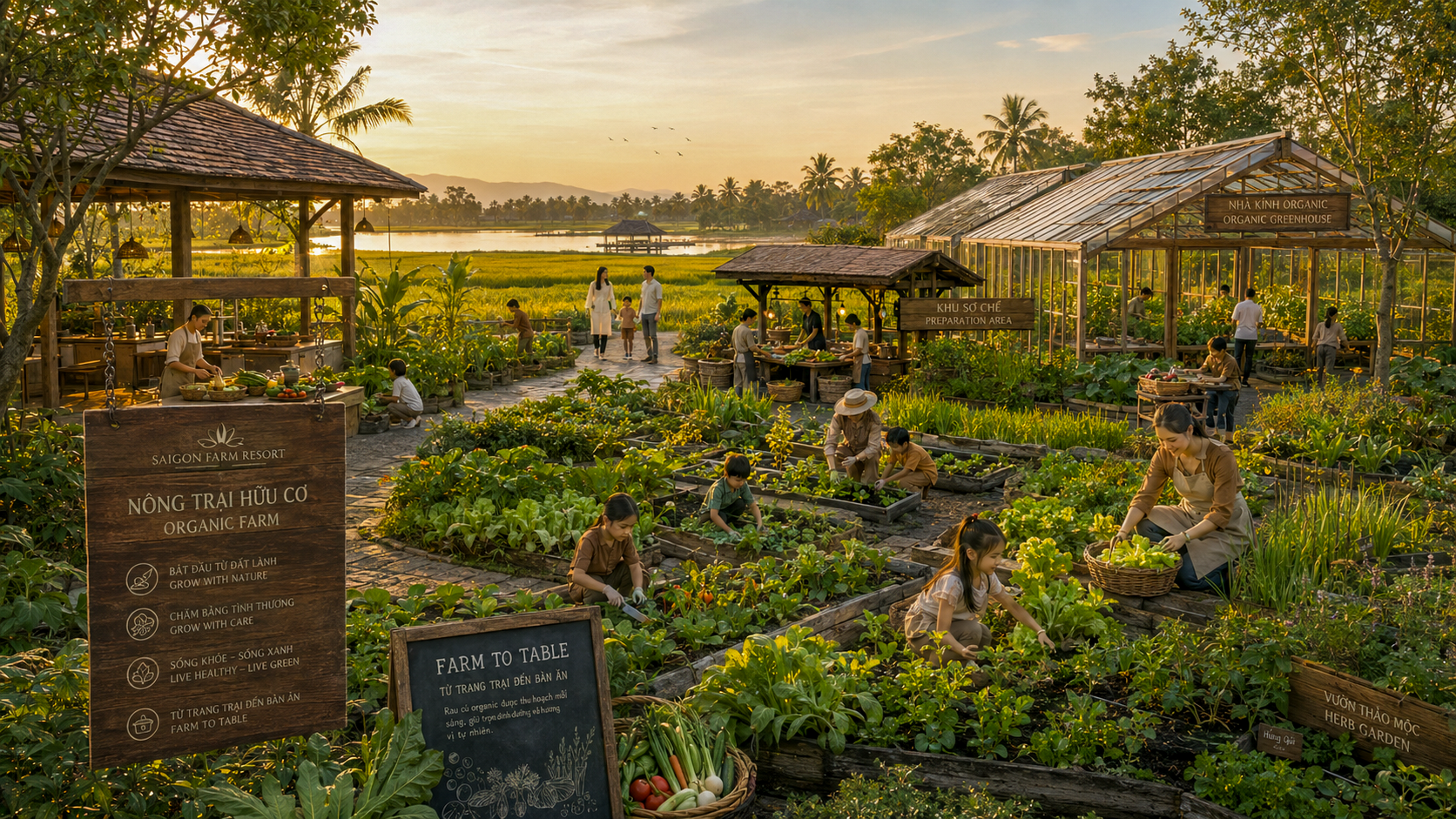 Saigon Farm Resort - Nông Trại Hữu Cơ