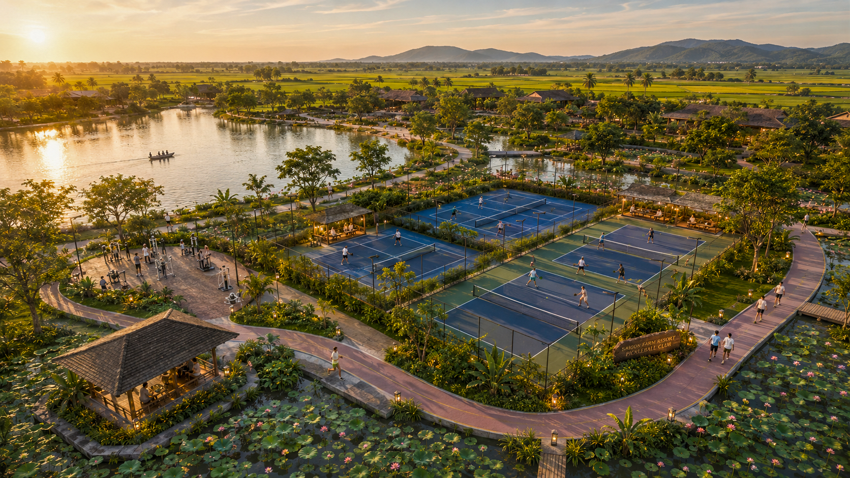 Saigon Farm Resort - Sân Thể Thao Pickleball