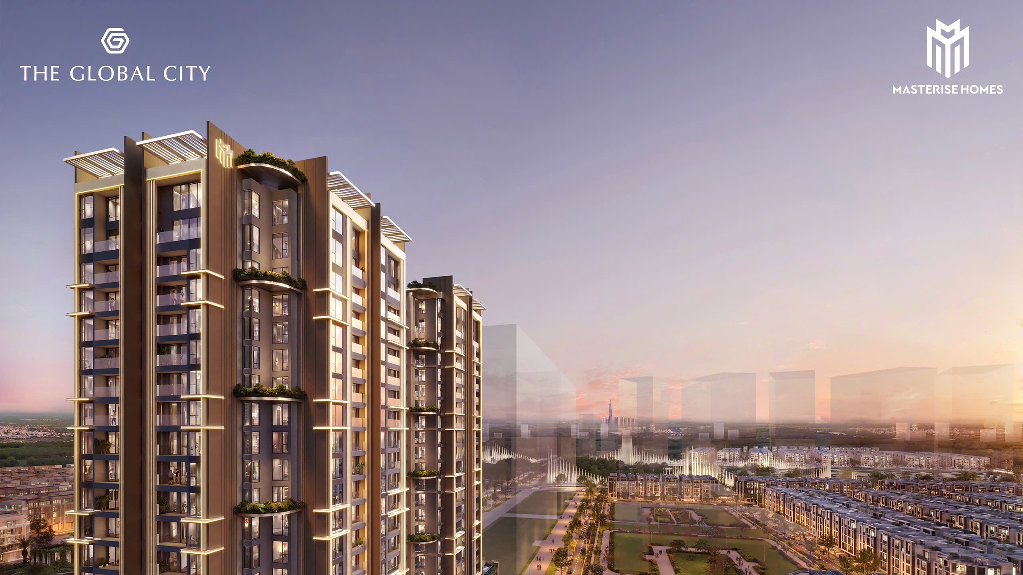 The Global City - Phối cảnh tổng thể đô thị biểu tượng
